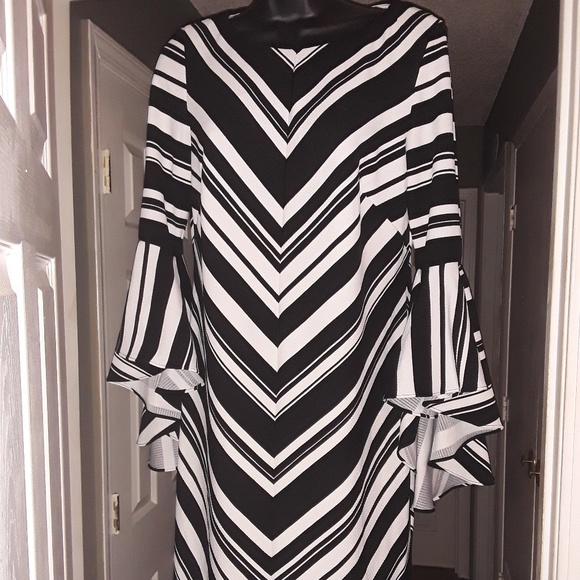 Roz & Ali striped dress - Picture 1 of 3